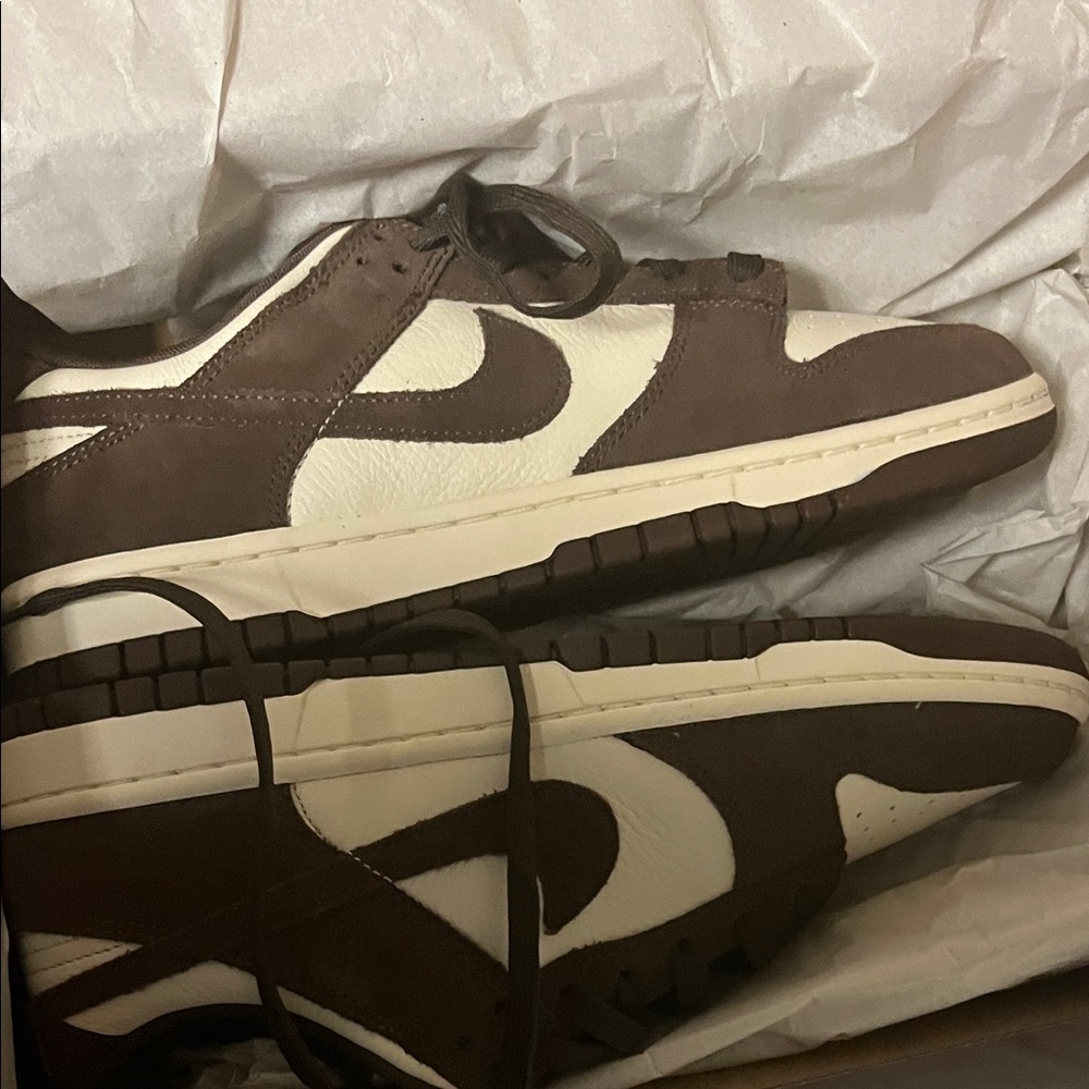 Nike Brown and White Sneakers